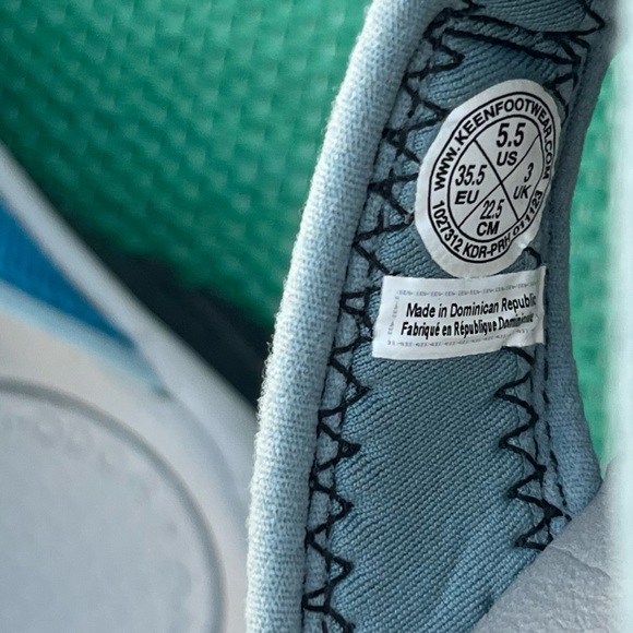 KEEN Women's Newport H2 Slide On Sandals Fjord Blue/Iceland Poppy, Size 5.5 EUC - Picture 5 of 15